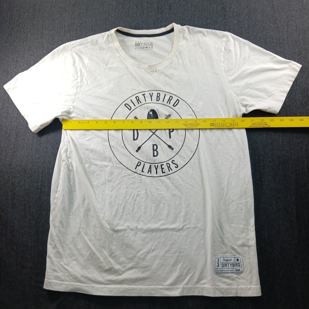 Dirtybird Records Players DBP Graphic Tee White XL San Francisco DJ Label Shirt - Picture 7 of 9